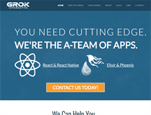 Tablet Screenshot of grok-interactive.com